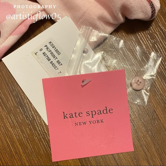 NEW! Kate Spade Double Heart Jogger PJ Set - Picture 8 of 10